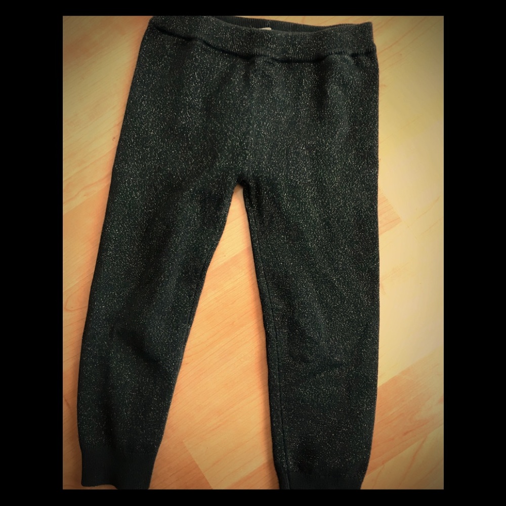 Baby gap jersey pants with sparkle